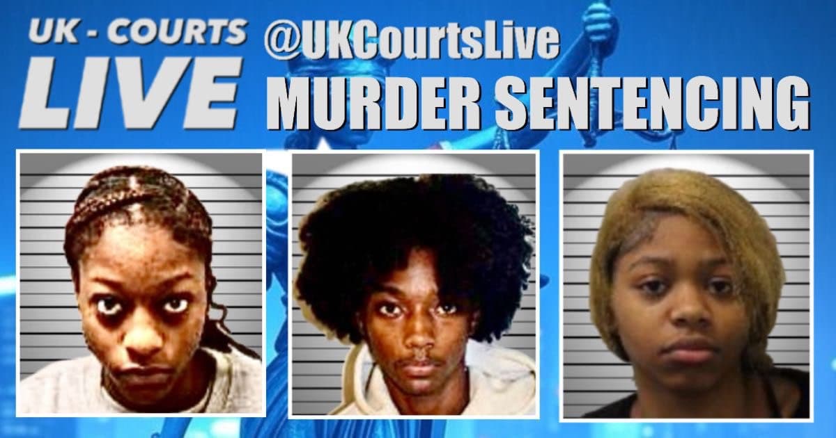Professional Video Production News thumbnail featuring custody photos of three teenage killers 