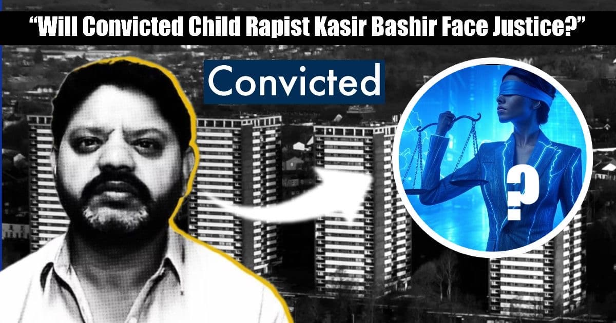 News thumbnail showing convicted child rapist Kasir Bashir