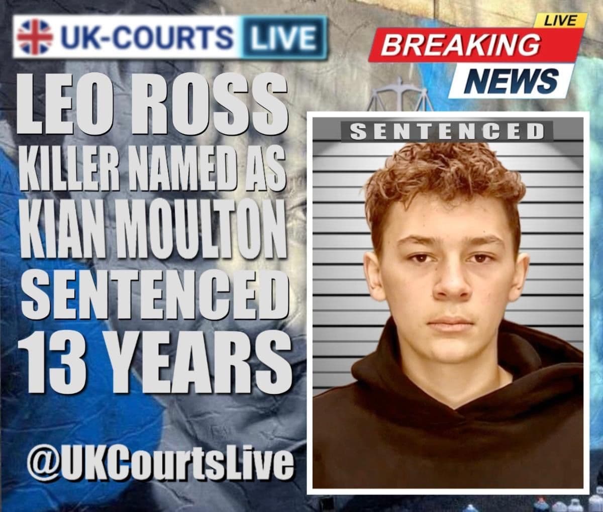 Professional Video Production News thumbnail of teen killer Kian Moulton 