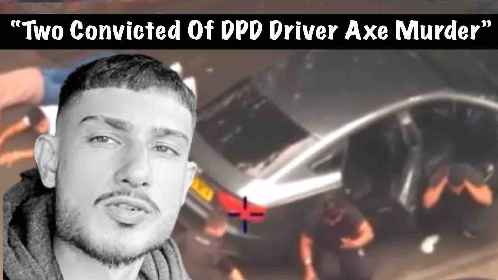 Victim Aurman Singh Against Background Of Arrest By Armed Police 