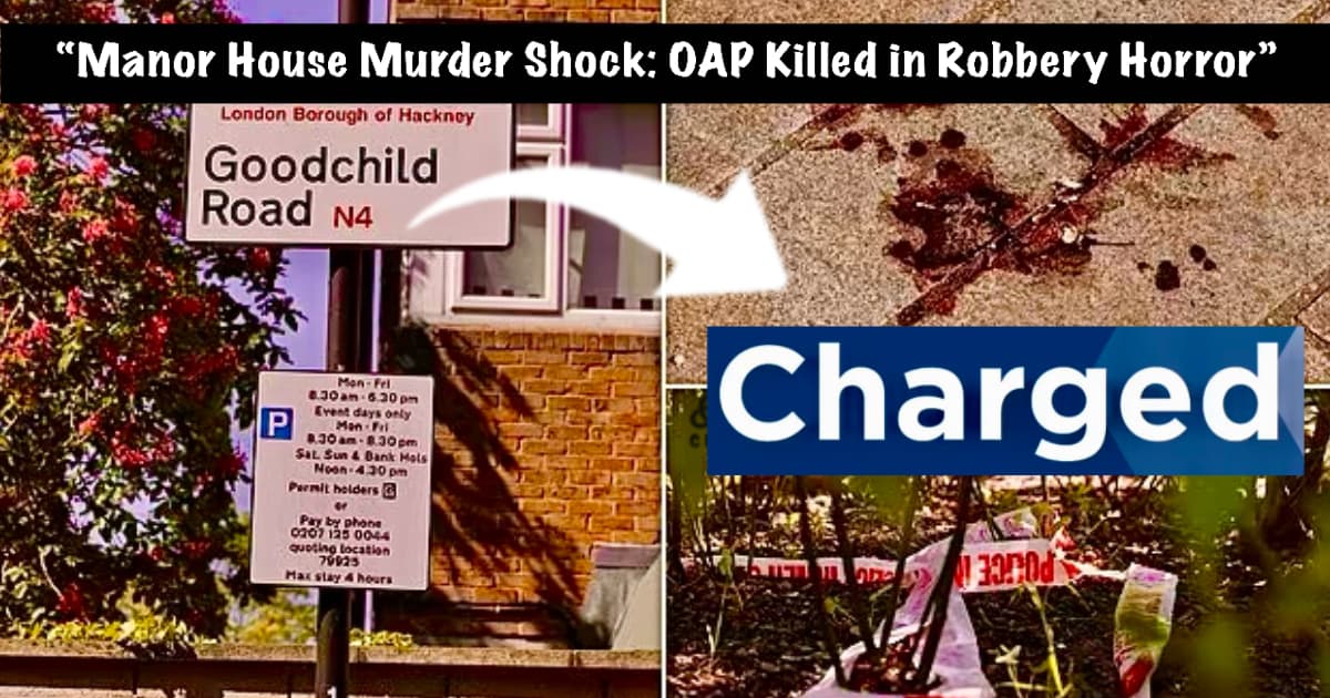 Picture of the Manor House Murder and crime scene