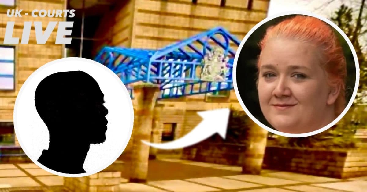 Video Production News thumbnail image of victim and silhouette representing defendant 