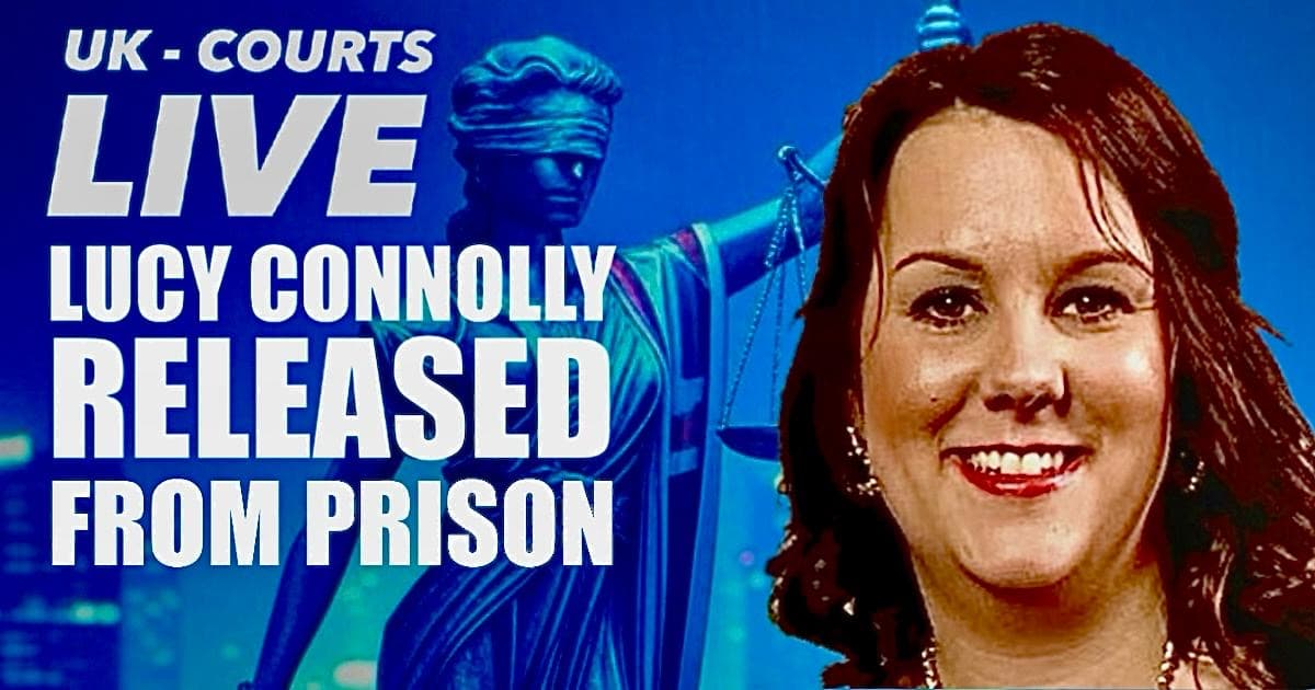 Professional news card thumbnail with blue background and image of smiling Lucy to the right. 