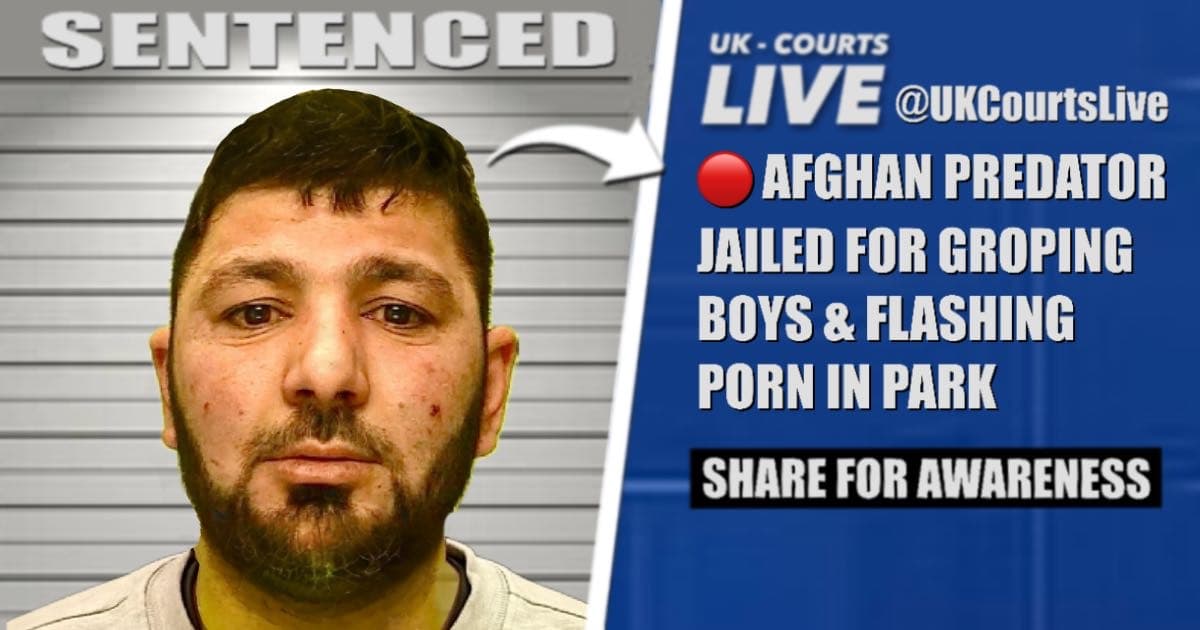 Afghan national Dawajan Ahmadzai, 27, jailed for 3 years for sexually assaulting two 9-year-old boys and showing one porn in Melbourne Park, Nottingham. Lifetime sex offender register.