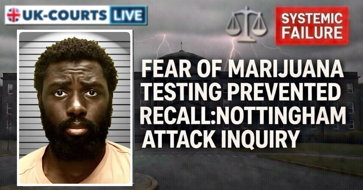 Nottingham attack inquiry - fear of marijuana testing prevented recall
