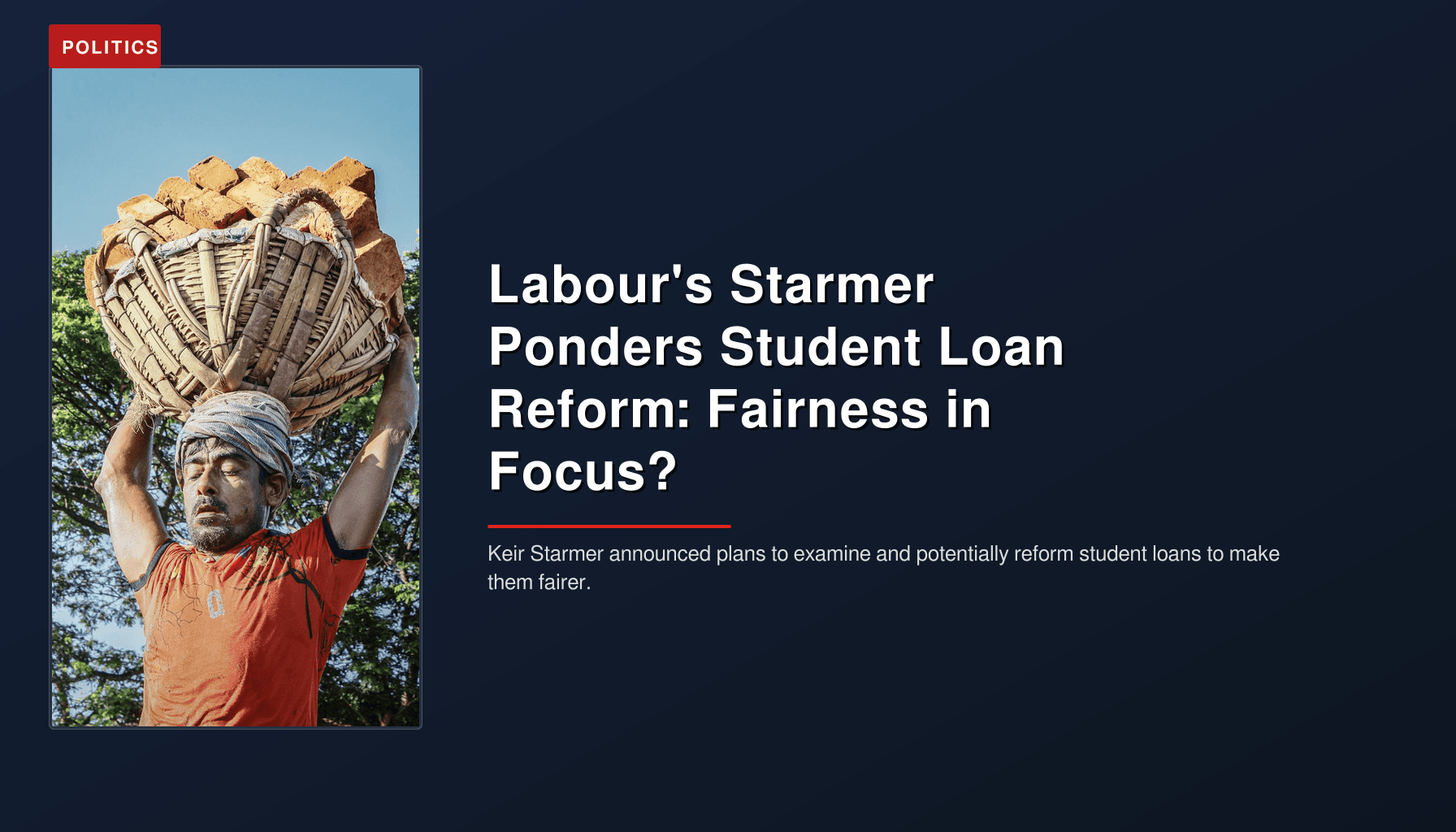 Labour's Starmer Ponders Student Loan Reform: Fairness in Focus?