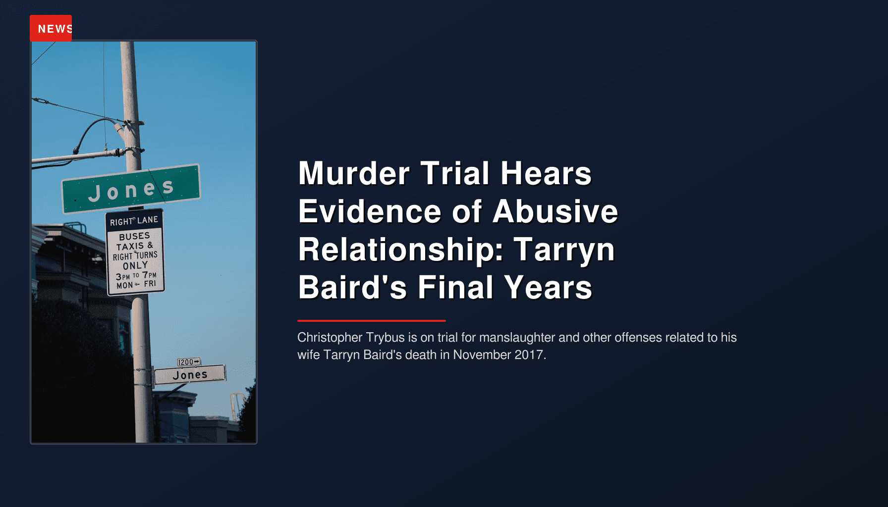 Murder Trial Hears Evidence of Abusive Relationship: Tarryn Baird's Final Years