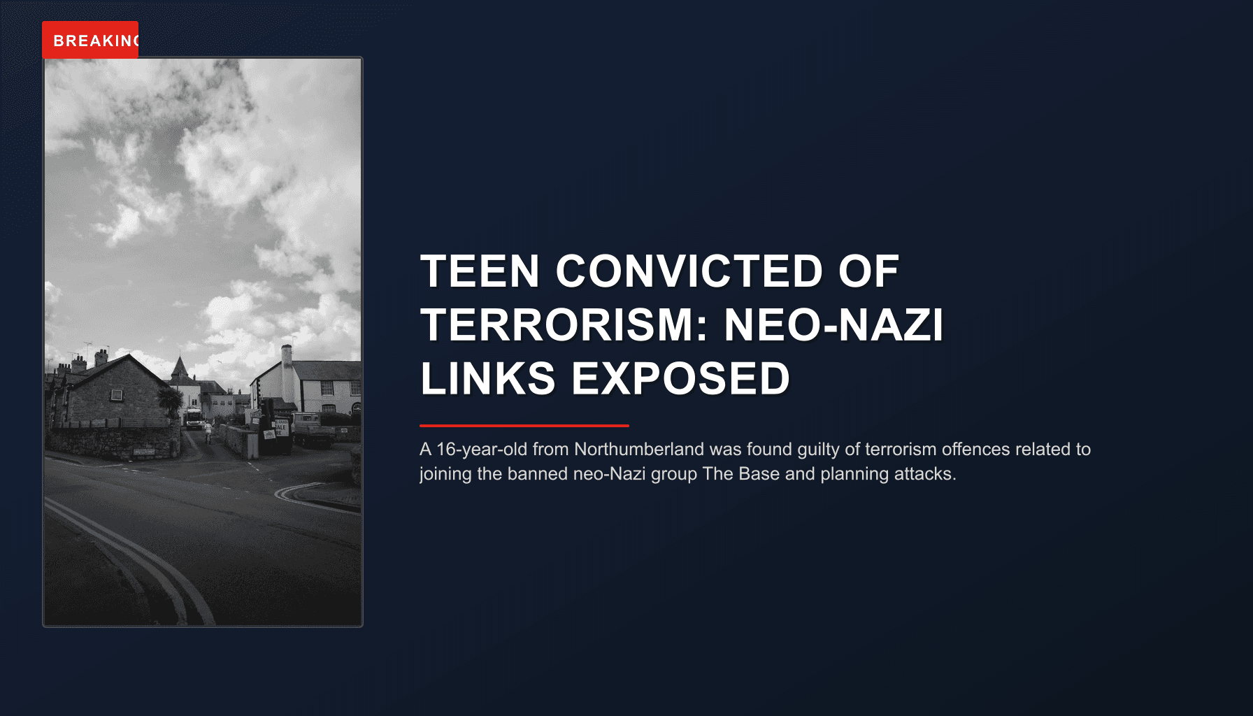 BREAKING: TEEN CONVICTED OF TERRORISM: NEO-NAZI LINKS EXPOSED — VPNews