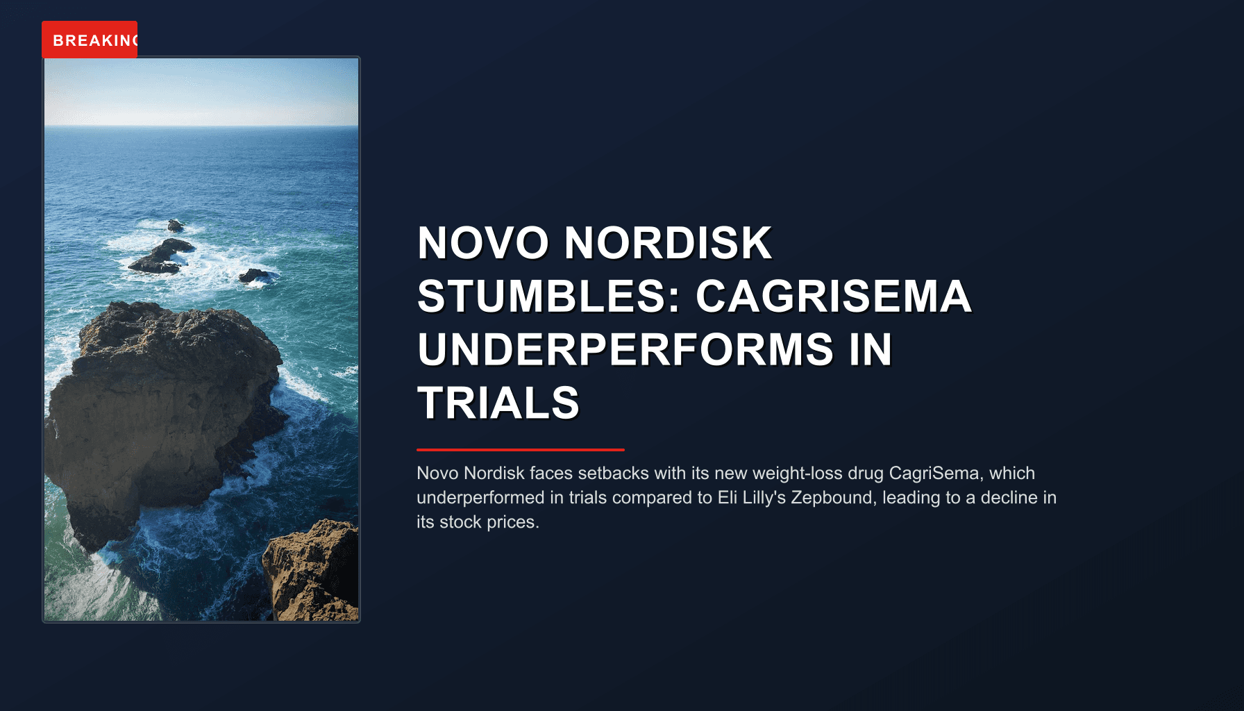 BREAKING: NOVO NORDISK STUMBLES: CAGRISEMA UNDERPERFORMS IN TRIALS — VPNews