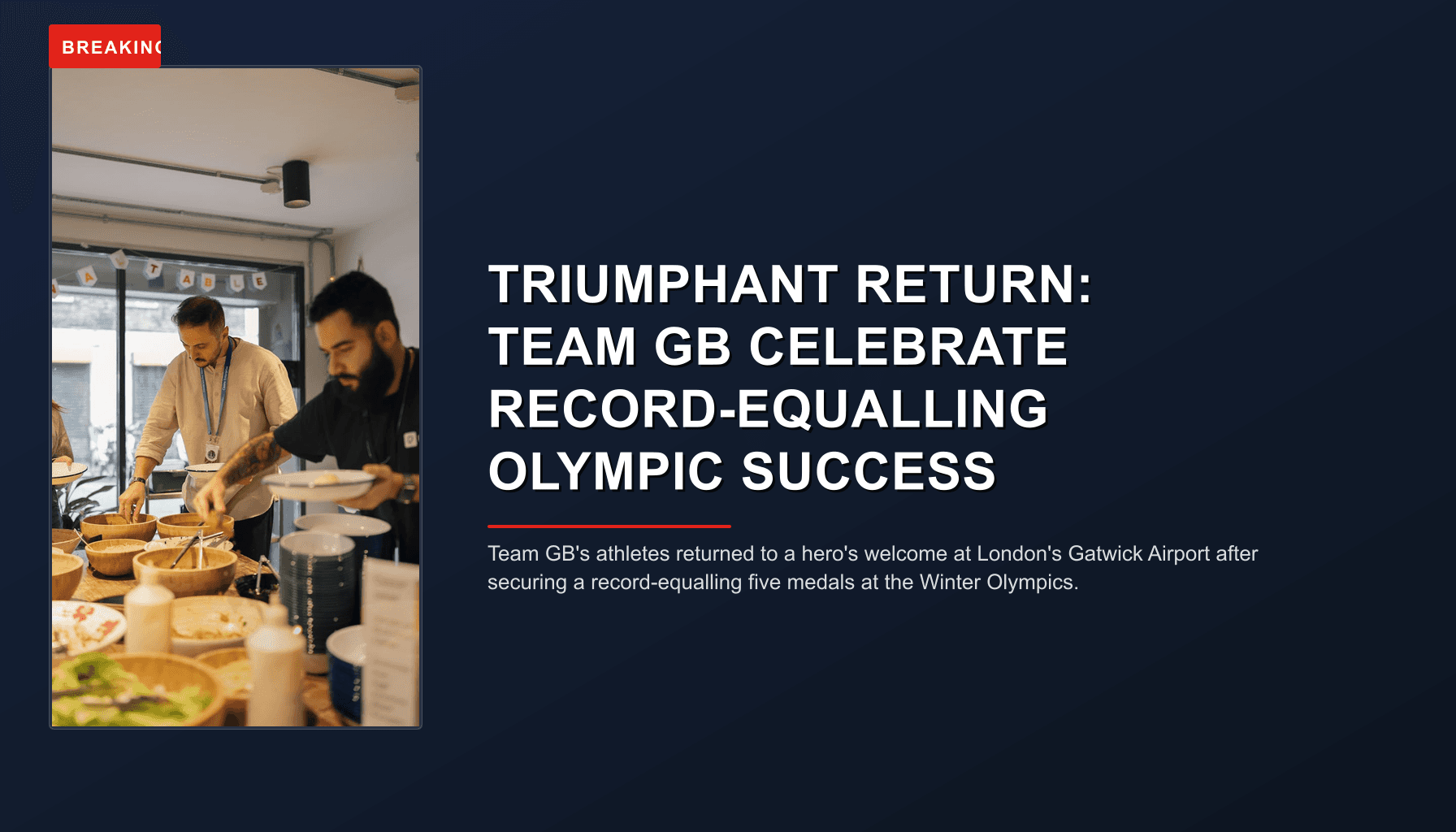 BREAKING: TRIUMPHANT RETURN: TEAM GB CELEBRATE RECORD-EQUALLING OLYMPIC SUCCESS — VPNews