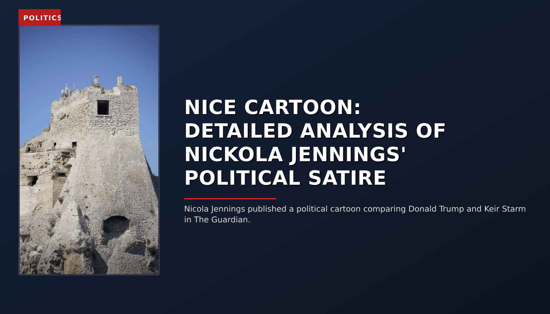 POLITICS: NICE CARTOON: DETAILED ANALYSIS OF NICKOLA JENNINGS' POLITICAL SATIRE — VPNews