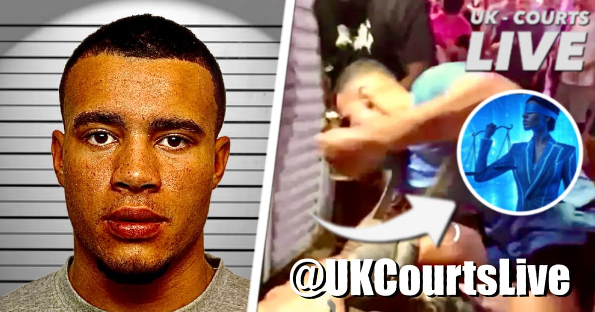 Video Production News Thumbnail showing HSTickyTocky slashing a person