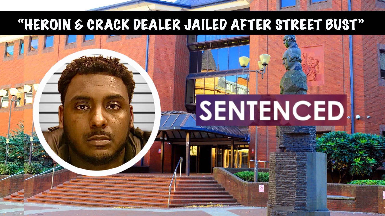 News thumbnail showing convicted Birmingham drug dealer VINAY MATTU