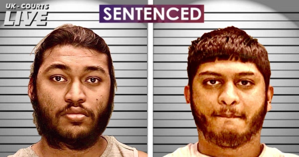 Professional Video Production News thumbnail featuring two jailed thugs