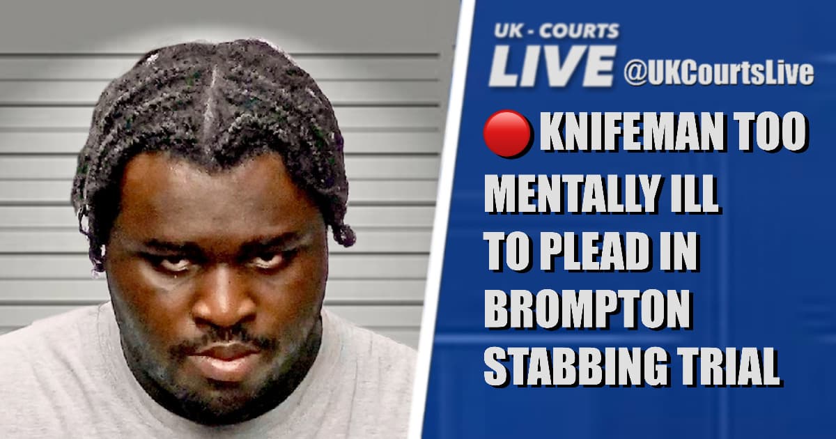 Anthony Esan in custody mugshot | Broadmoor knifeman too mentally ill to plead over attempted murder of Lt Col Mark Teeton near Brompton Barracks