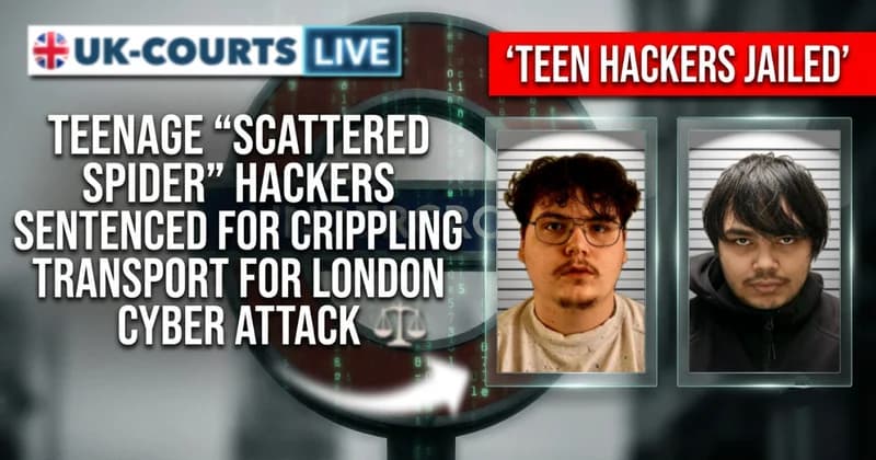 Image of Jailed TFL Hackers Owen Flowers and Thalha Jubair