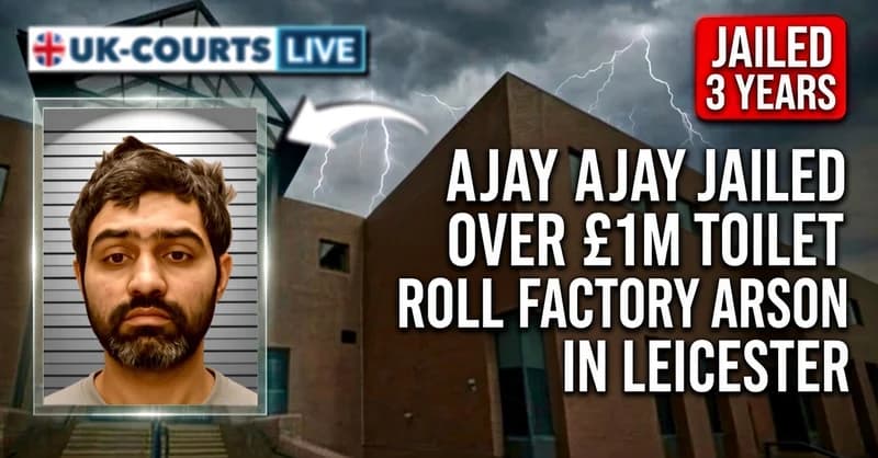 Ajay Ajay, jailed for Leicester arson