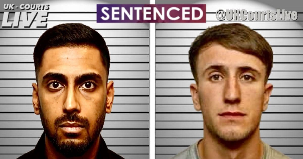Professional Video Production News thumbnail featuring two mugshot images